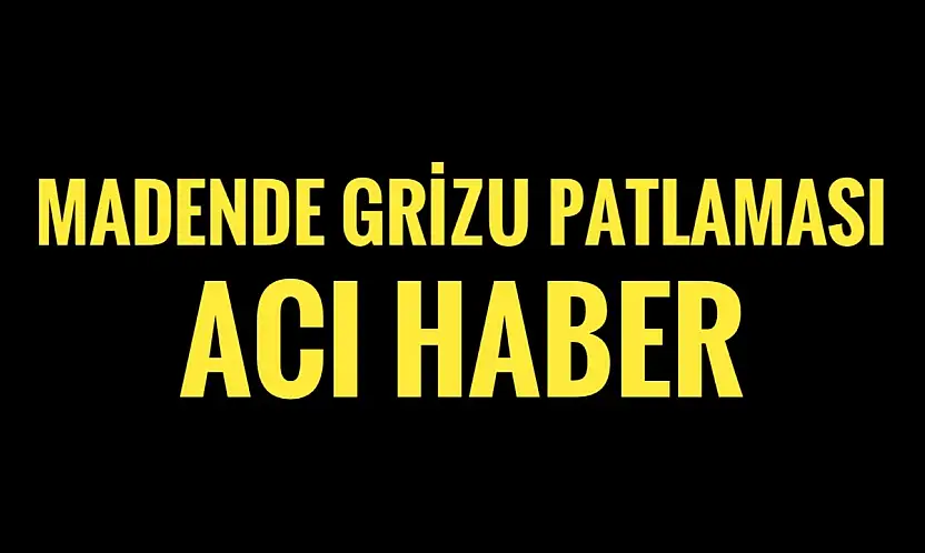 Zonguldak'ta acı olay