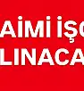 Daimi işçi alınacak