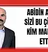 'Milletimize açıklayın'