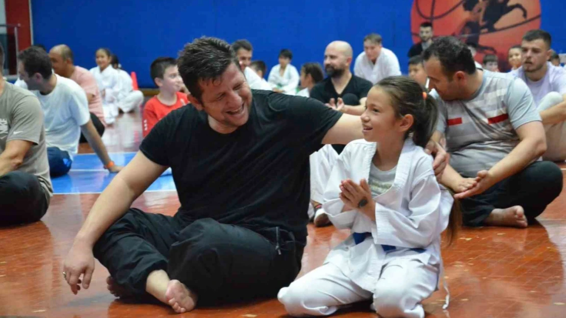 Babamla karate yapıyorum etkinliğinde unutulmaz bir gün yaşadılar