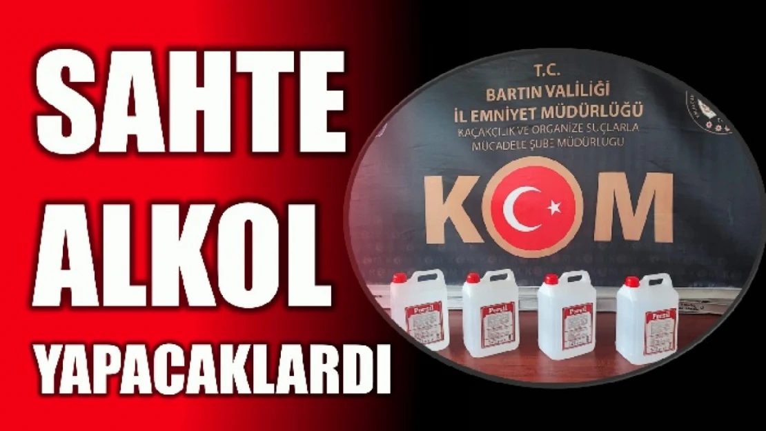 20 litre etil alkol ele geçirildi