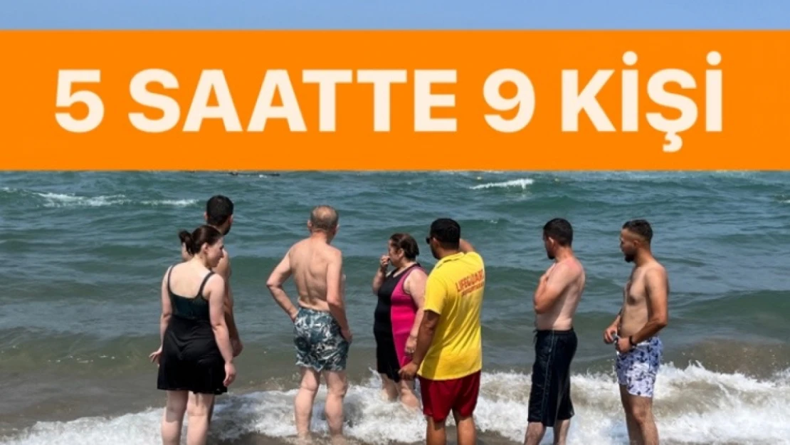 5 saatte 9 kişi