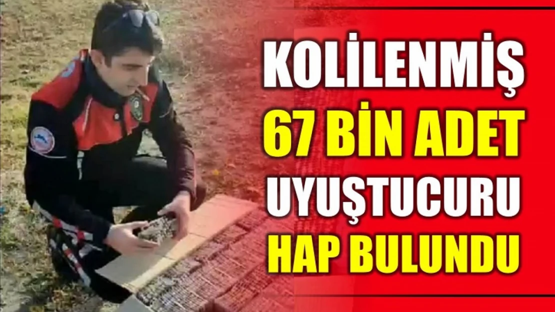 67 bin adet uyuşturucu hap yakalandı