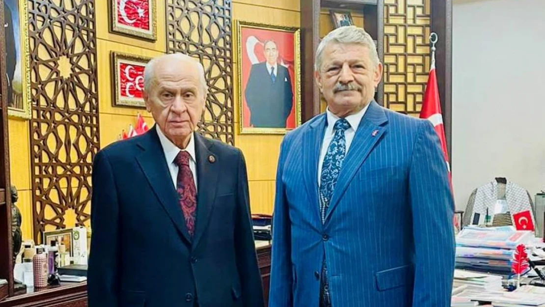 Akın'dan Bahçeli'ye ziyaret