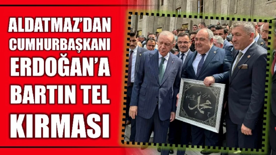 Aldatmaz'dan Cumhurbaşkanı Erdoğan'a hediye