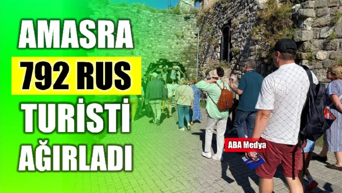 Amasra 792 Rus turisti ağırladı