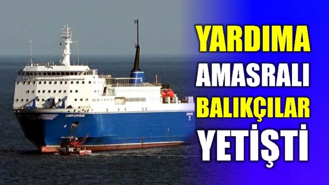 Amasra açıklarında mahsur kaldı