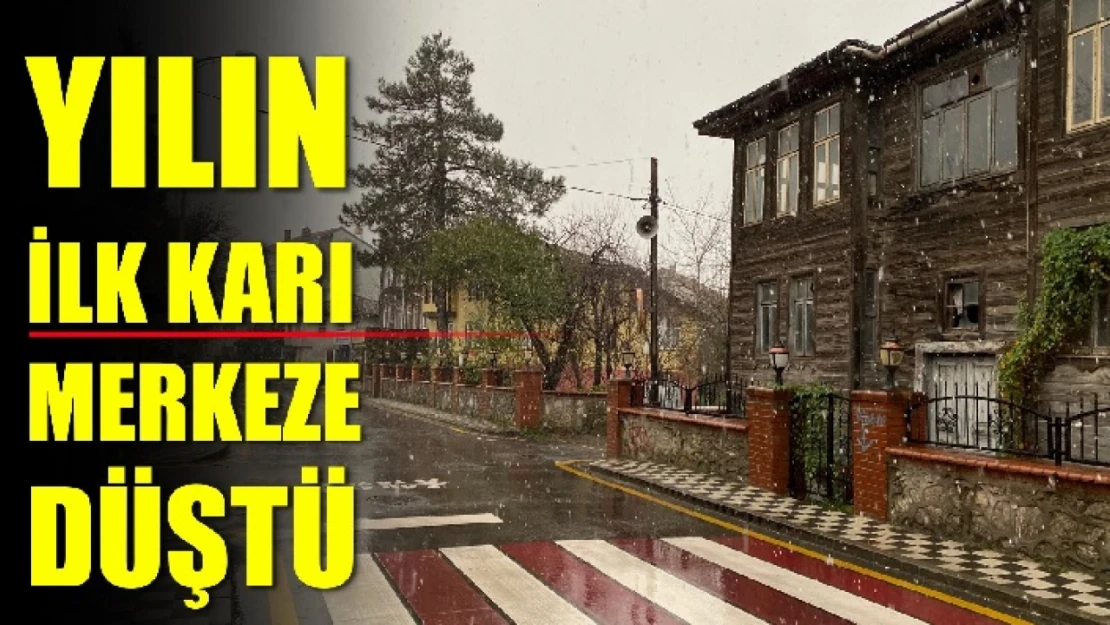 Bartın'a kar yağıyor