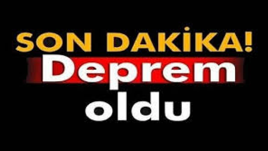 Bartın'da deprem