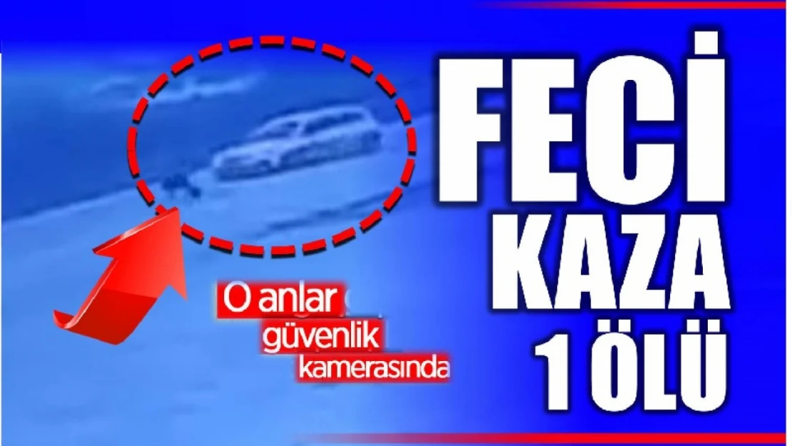 Bartın'da feci kaza anı kameralara yansıdı