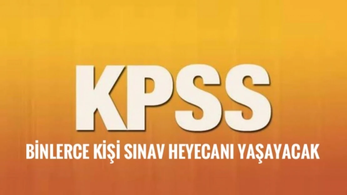 Bartın'da KPSS heyecanı yaşanacak