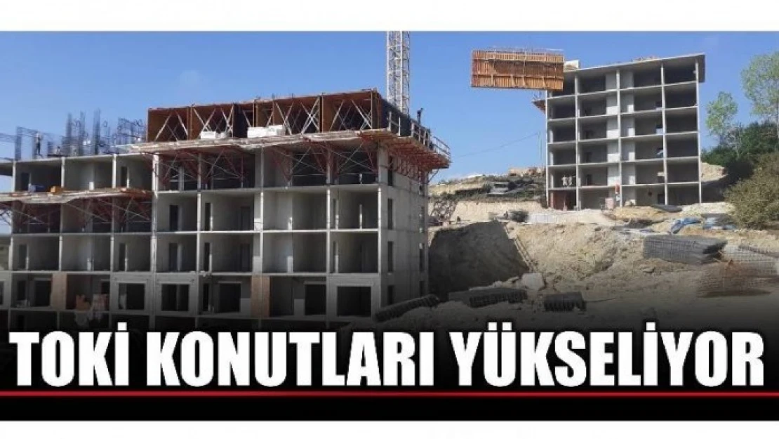 BARTIN DALLICA TOKİ KONUTLARI YÜKSELİYOR