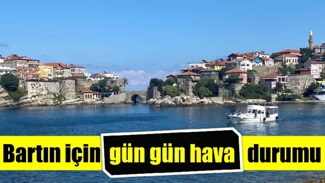 Bartın için gün gün hava durumu