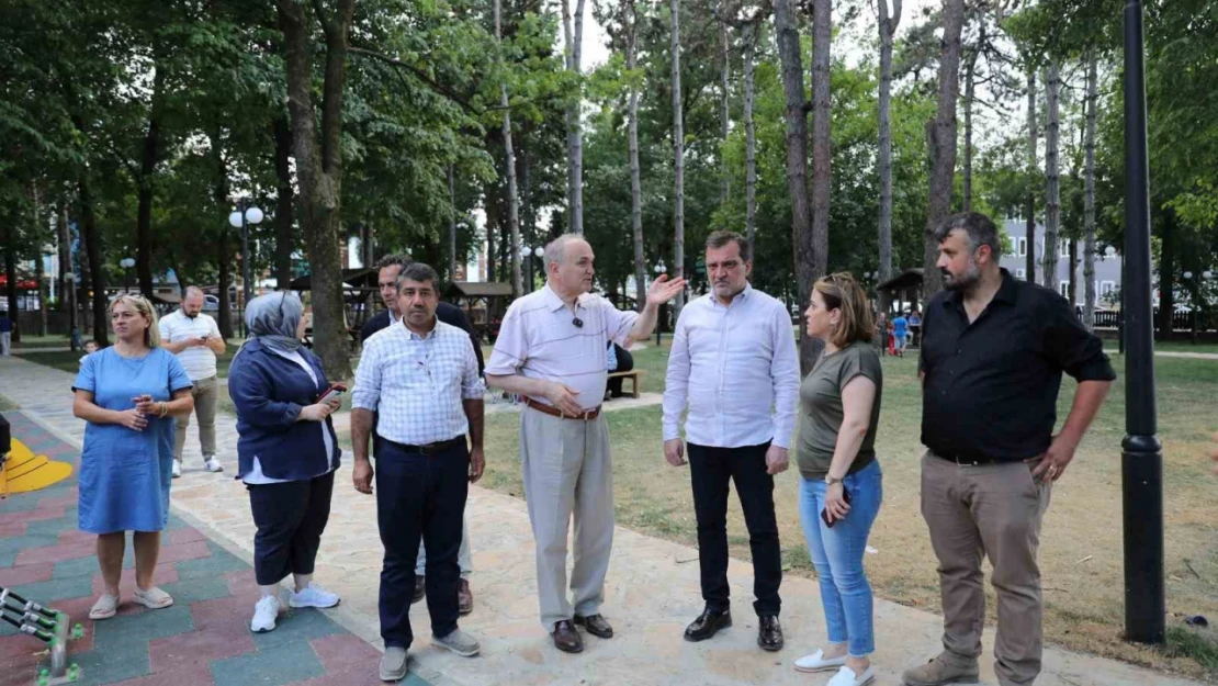 Başkan Özlü'den çalışmalara yerinde inceleme