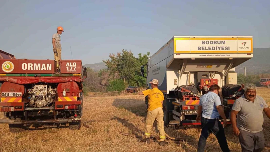 Belediye ekipleri yangın teyakkuzunda