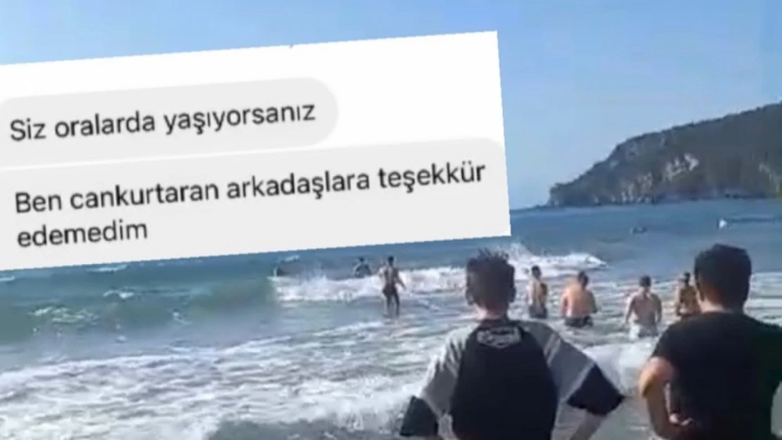 Boğulmaktan kurtarıldı böyle teşekkür etti