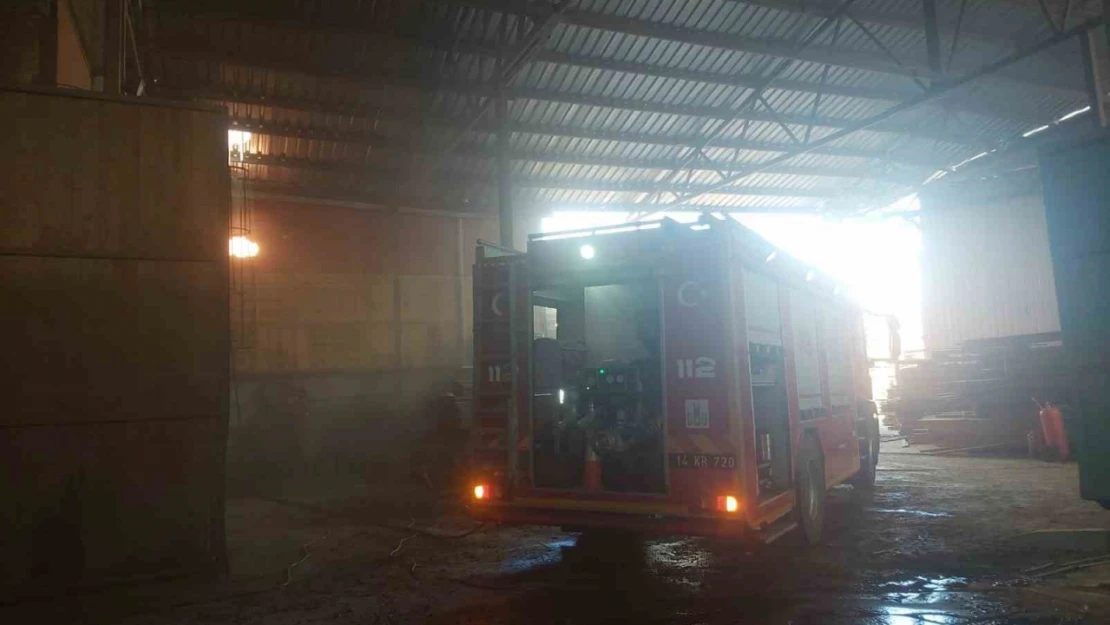 Bolu'da Necati Şaşmaz'ın fabrikasında patlama