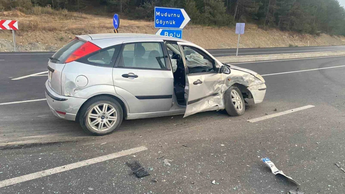 Bolu'da trafik kazası: 3 yaralı