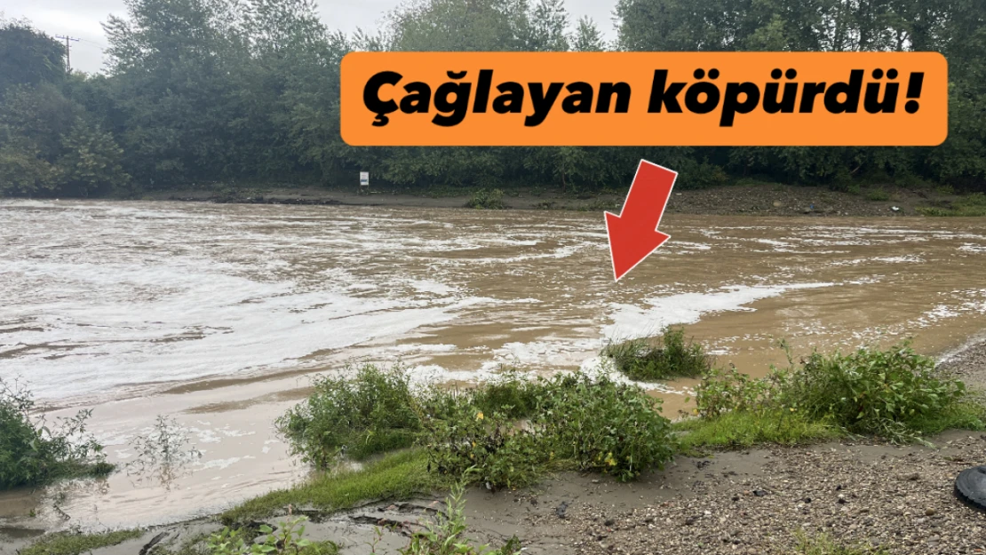 Çağlayan köpürdü