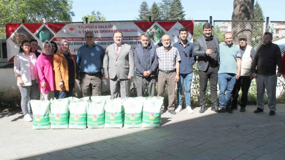 Çiftçilere sertifikalı barbunya tohumu dağıtıldı