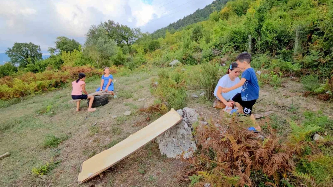 Kendilerinin oyun parkını yaptılar