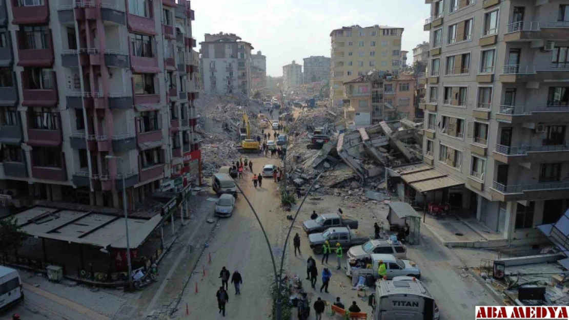 Depremin 6'ncı gününde Hatay'daki korkunç yıkım havadan görüntülendi