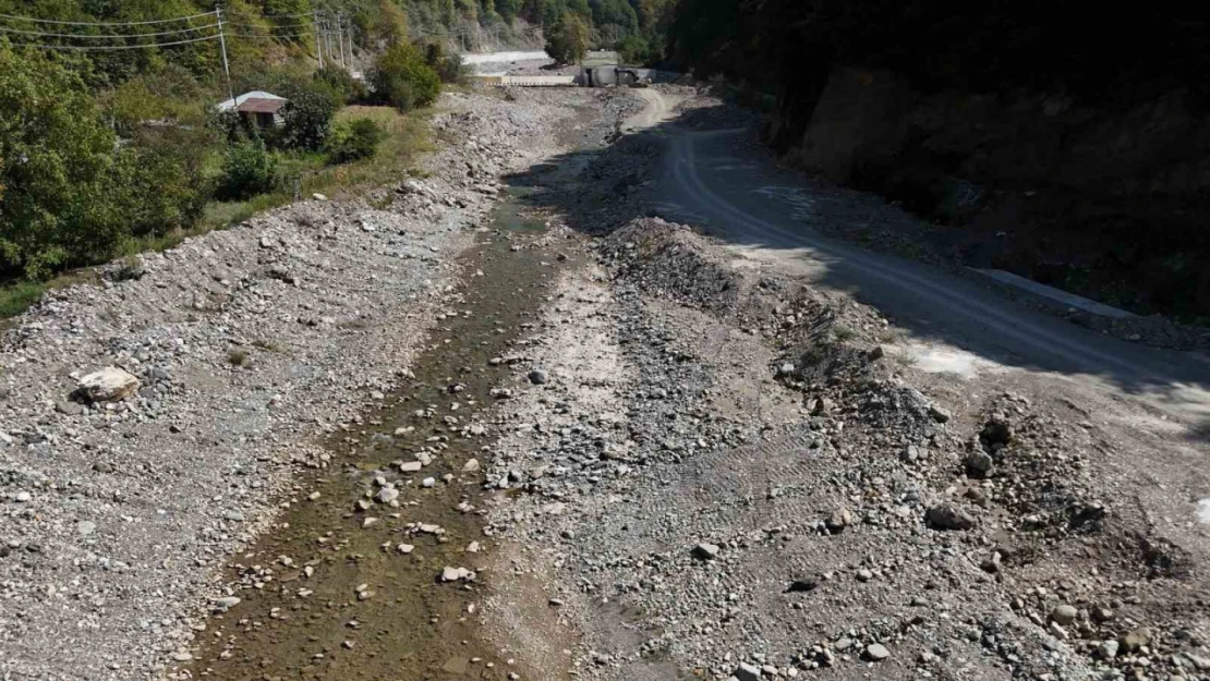 Düzce'de kuraklık su kaynaklarını etkiledi