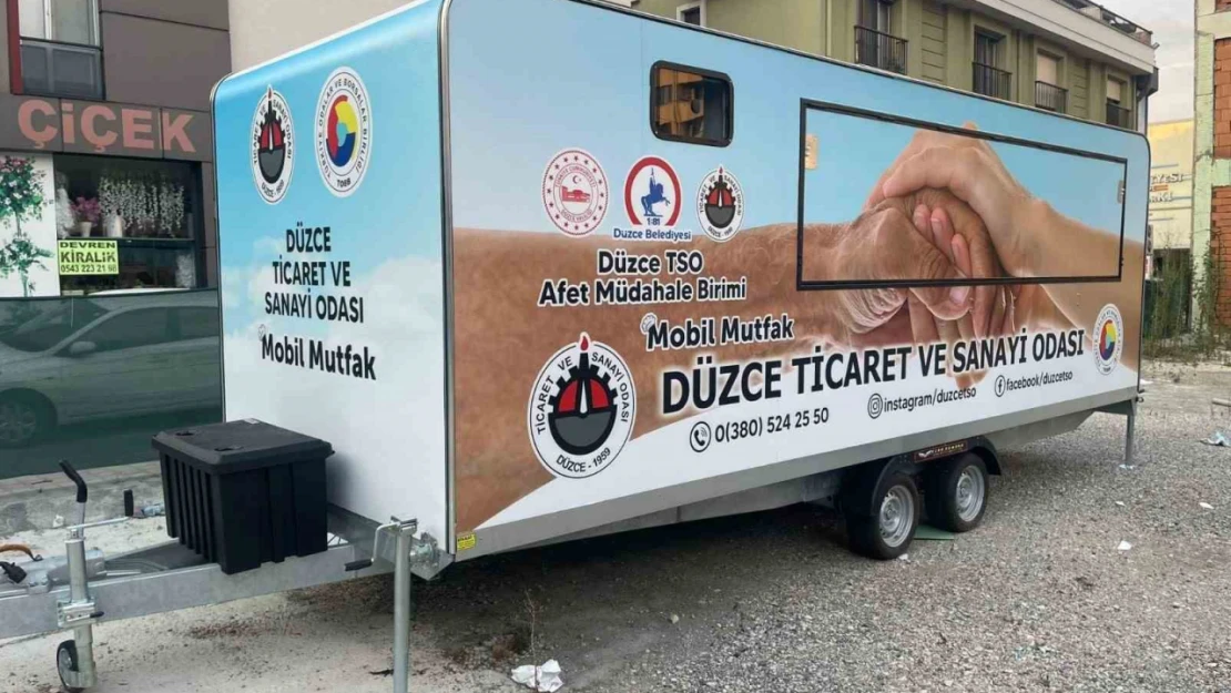 Düzce TSO'dan afetlerde kullanılmak için mobil mutfak