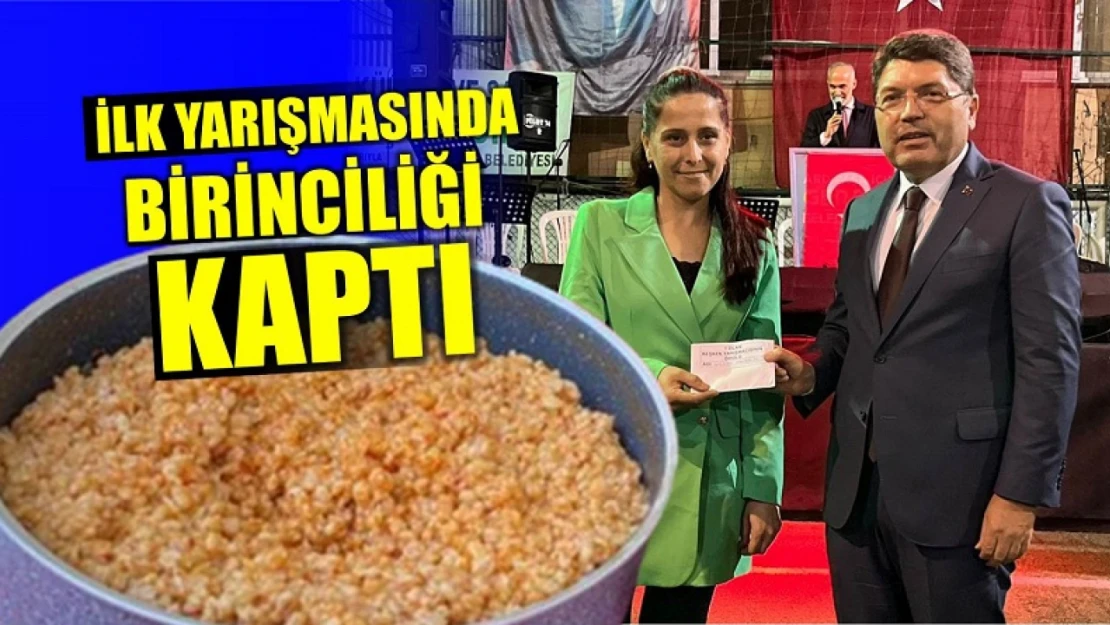 İlk kez katıldığı yarışmada birincilik elde etti