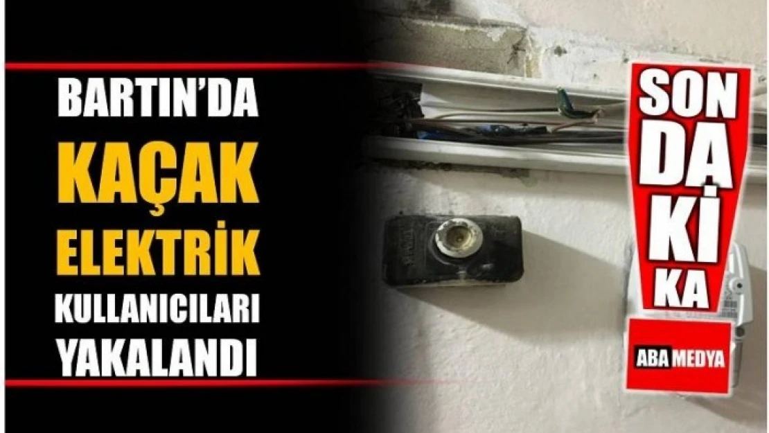 KAÇAK ELEKTRİK KULLANANLAR YAKALANDI!