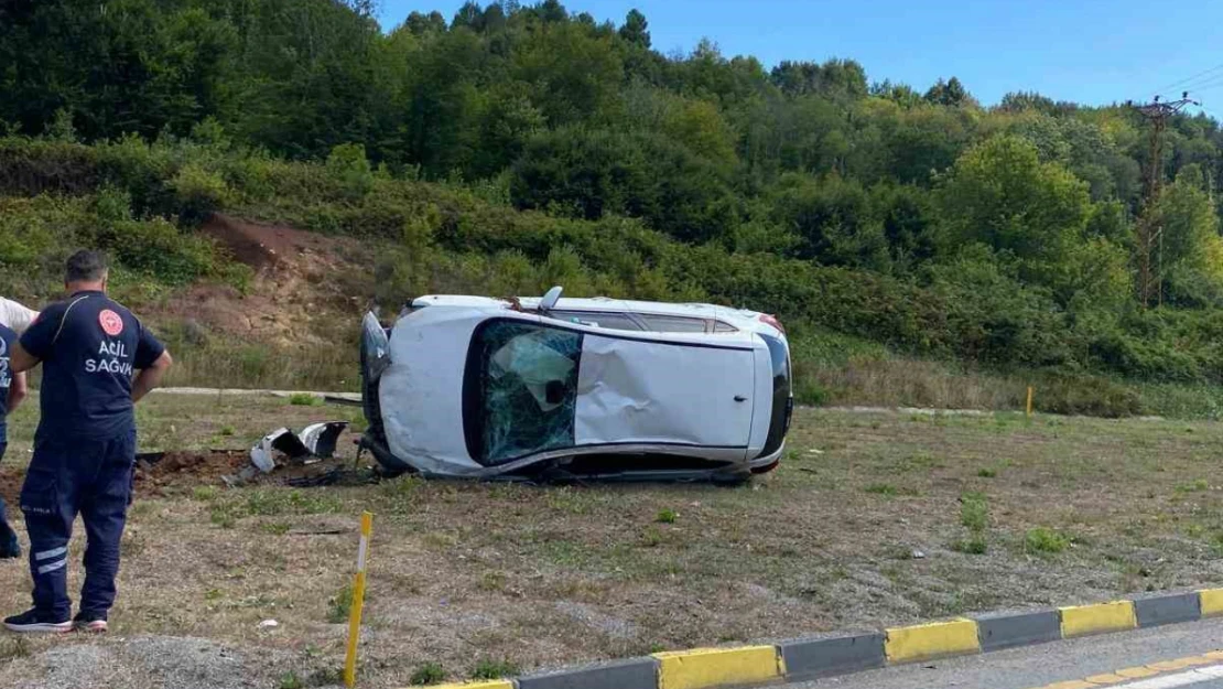 Kdz.Ereğli' de trafik kazası: 1 kişi yaralandı