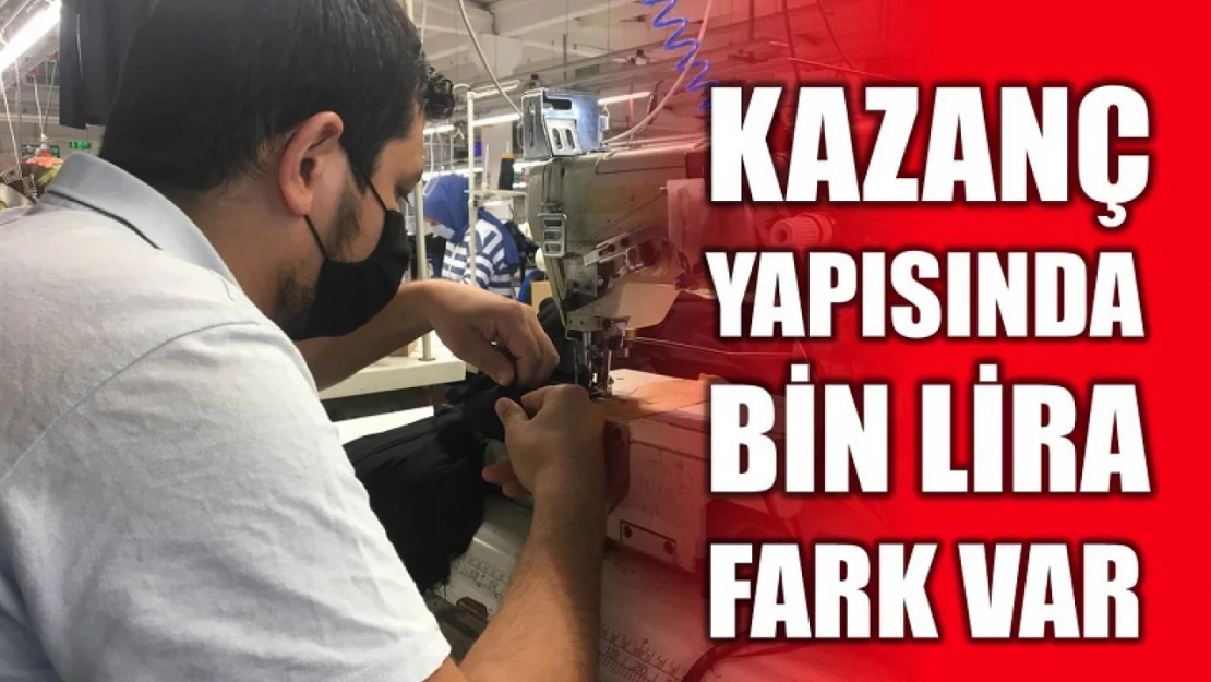 Kişi başı kazançta bin lira fark var