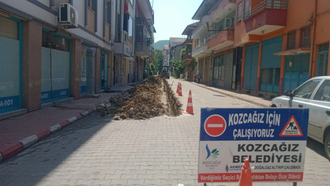 Kozcağız'da doğalgaz hattının kapsamı genişletildi