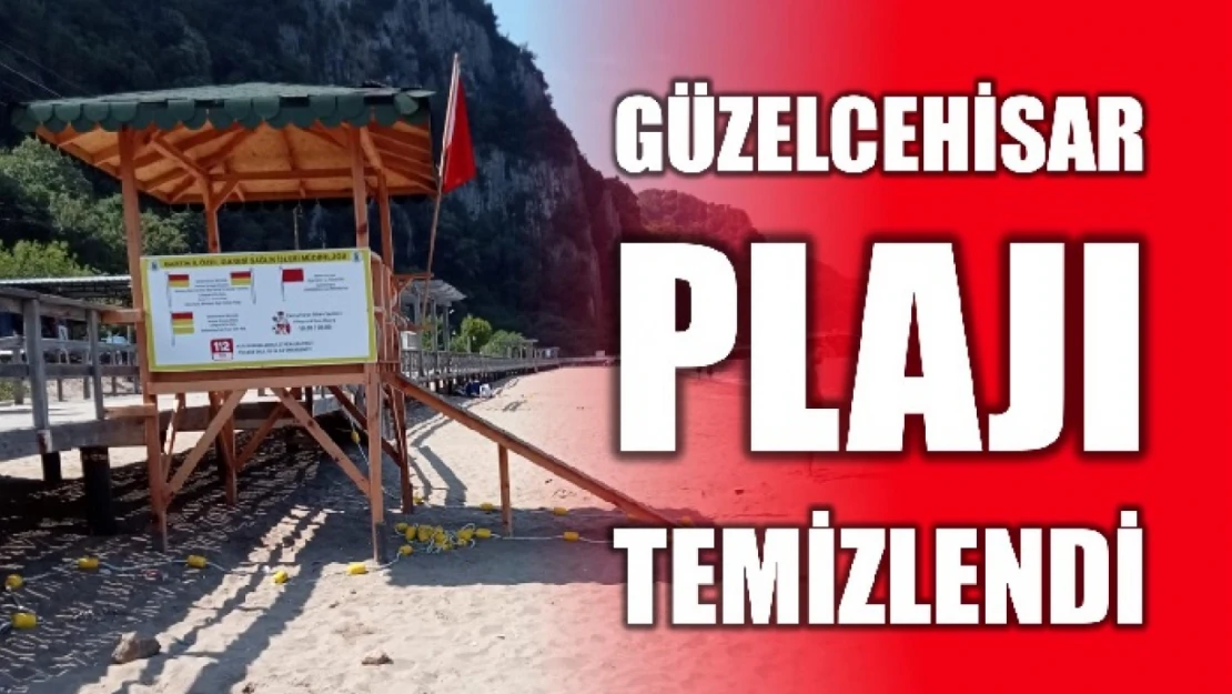 Özel İdare sorumluluğundaki plajlar temizleniyor