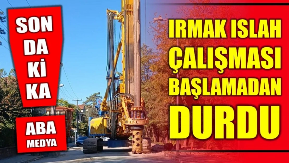 Proje başlamadan durdu