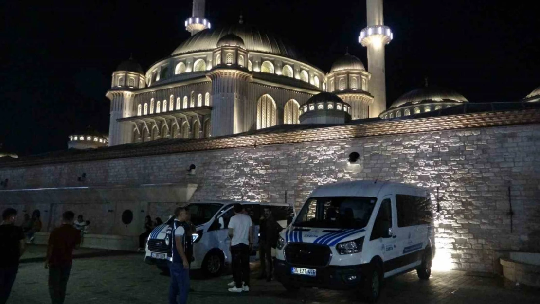 Taksim'de dilenci operasyonu