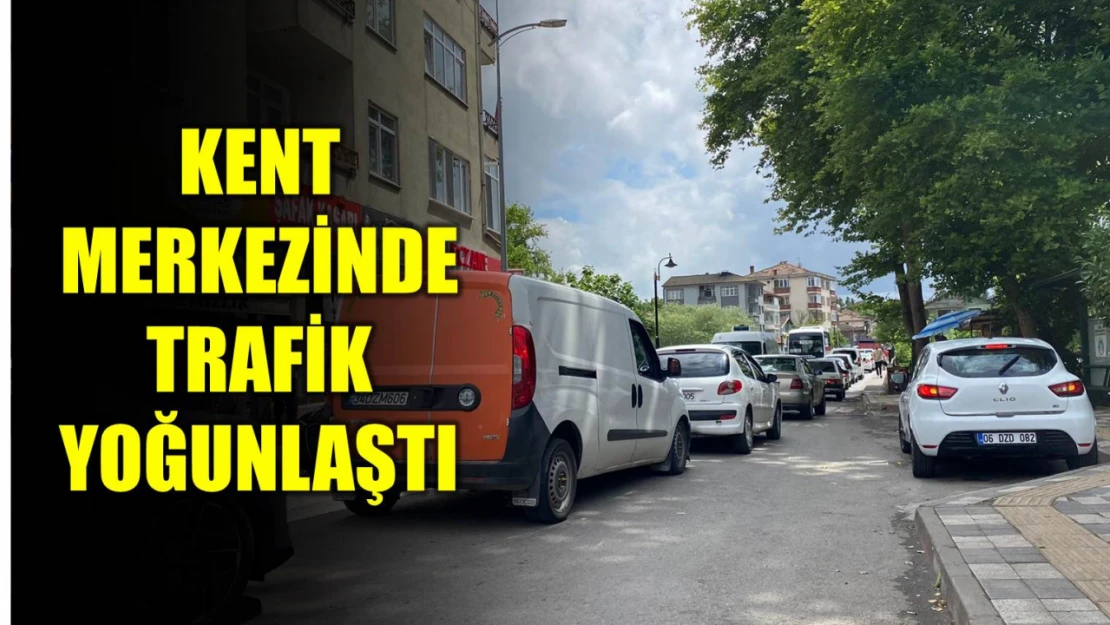 Trafikte bayram yoğunluğu