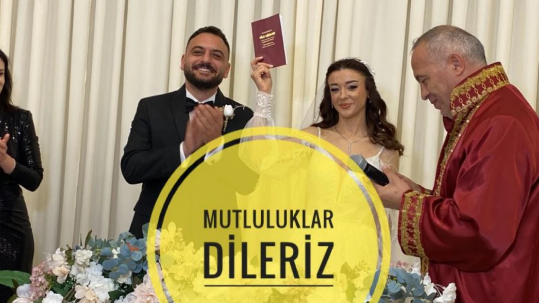 Tuğba Yılmaz ve Hakan Arslan çifti Dünya evine girdi