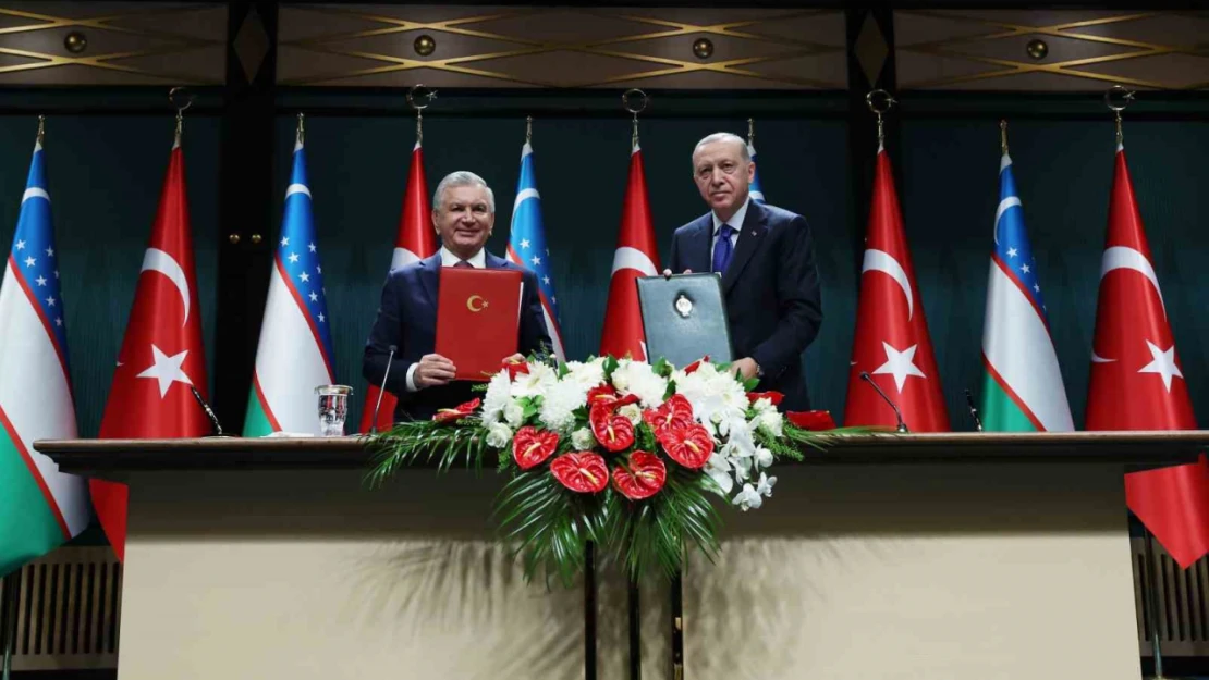 Türkiye ve  Özbekistan arasında 18 anlaşma