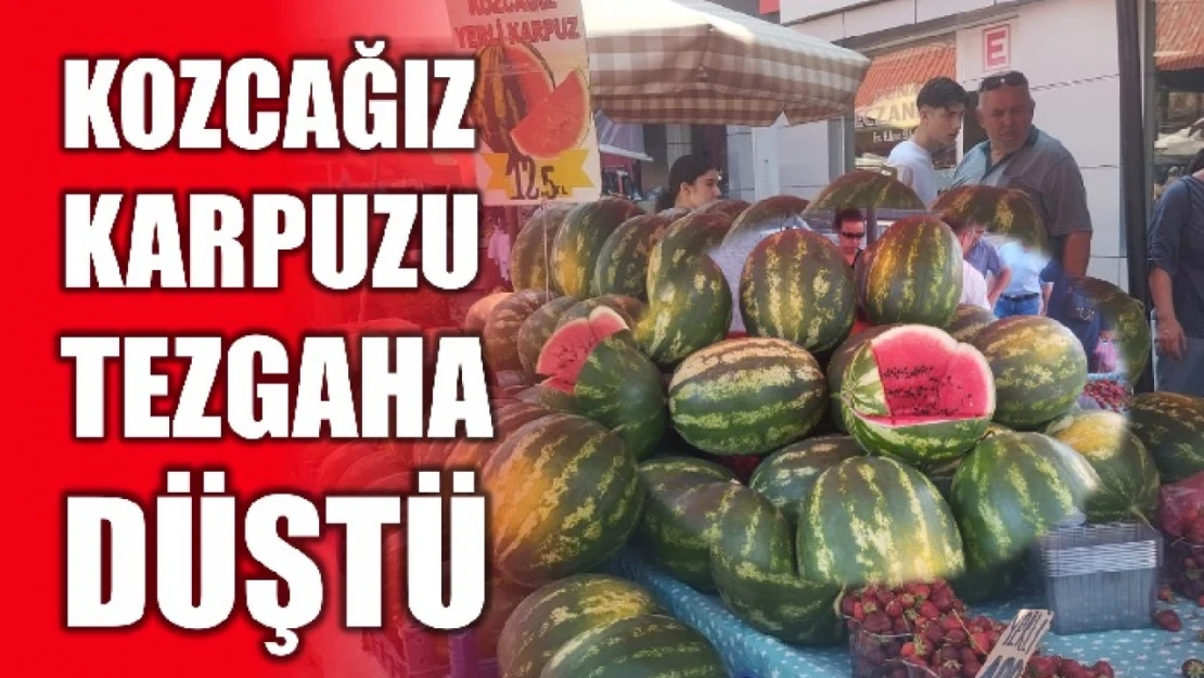 Yerli karpuz tezgahlarda