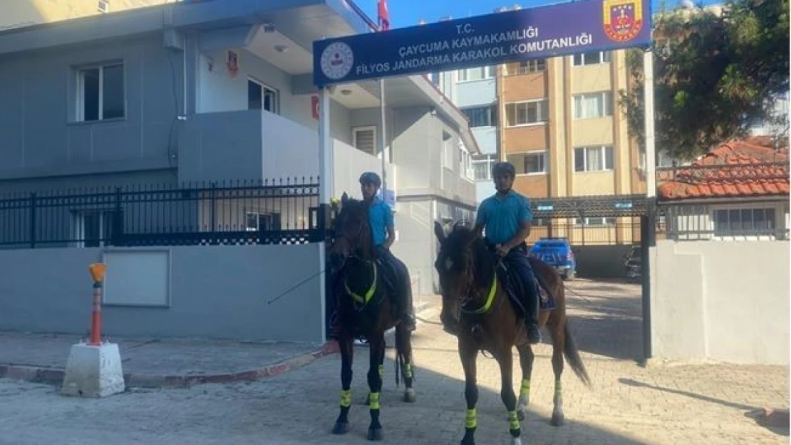 Zonguldak'ta atlı jandarma timi görevine başladı