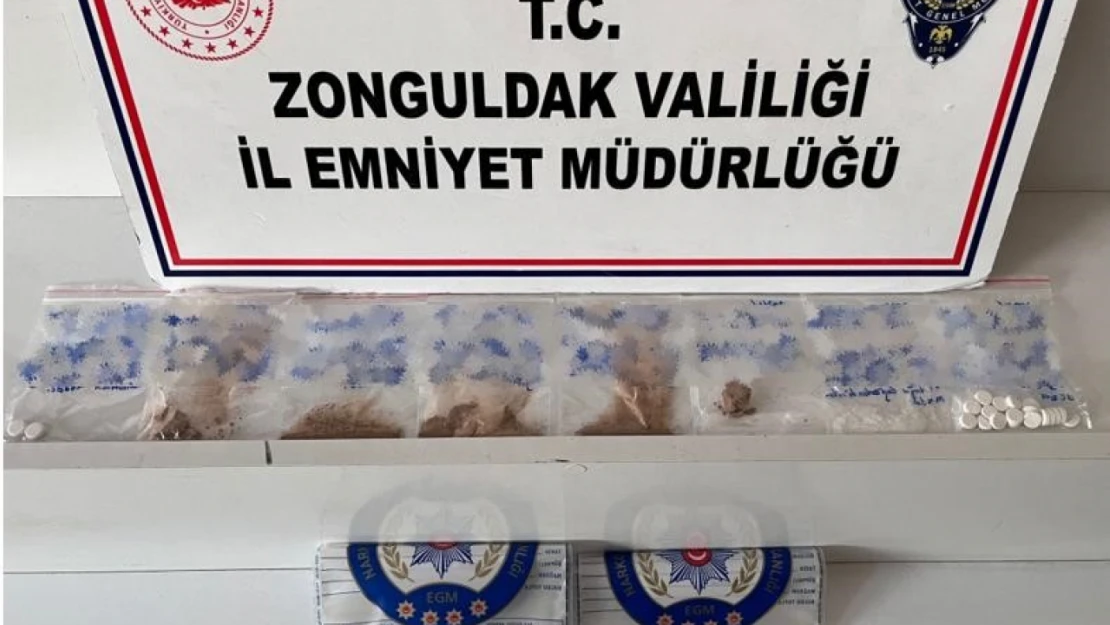 Zonguldak'ta narkotik operasyonu: 9 şüpheli yakalandı