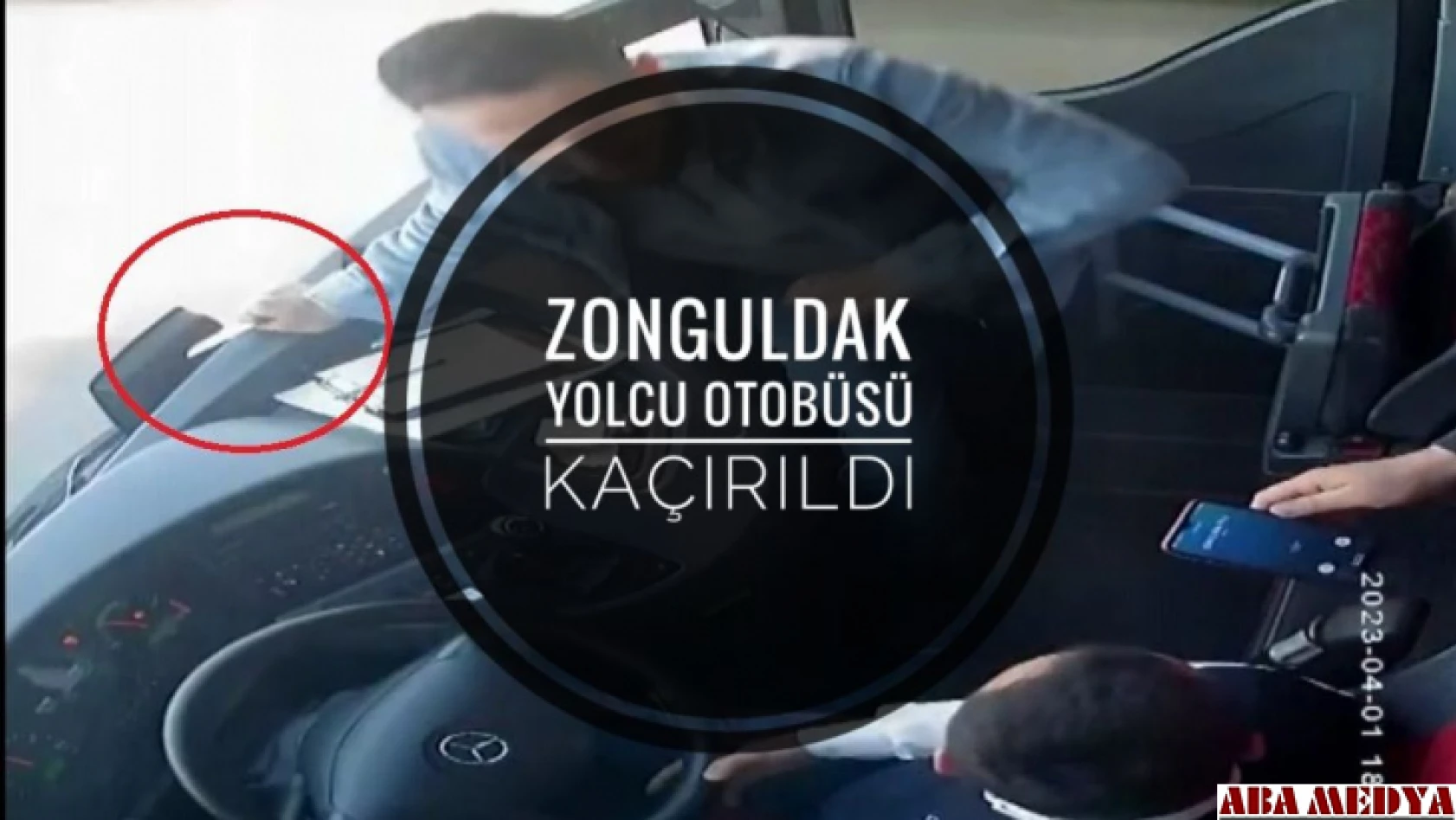 Zonguldak Yolcu otobüsü kaçırıldı