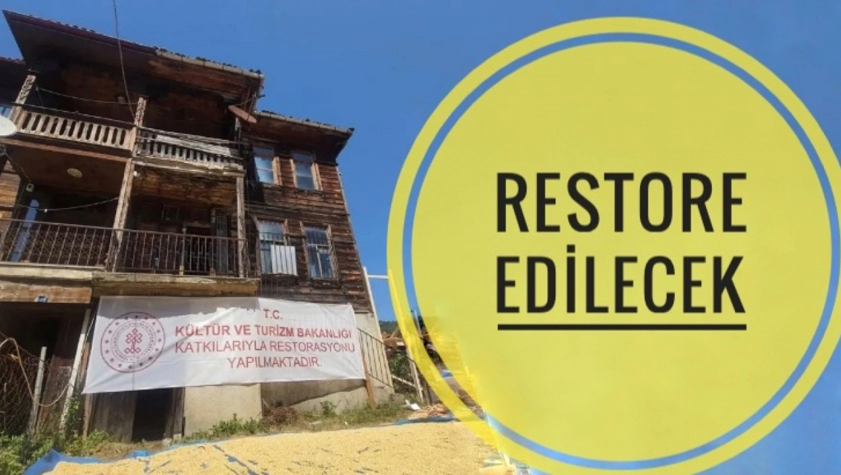 Ahşap konak restore edilecek