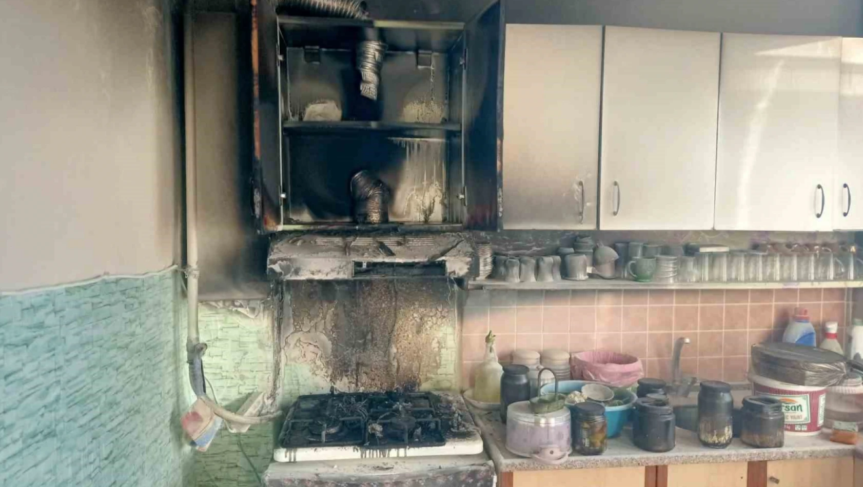 Alaplı'da mutfak yangını korkuttu