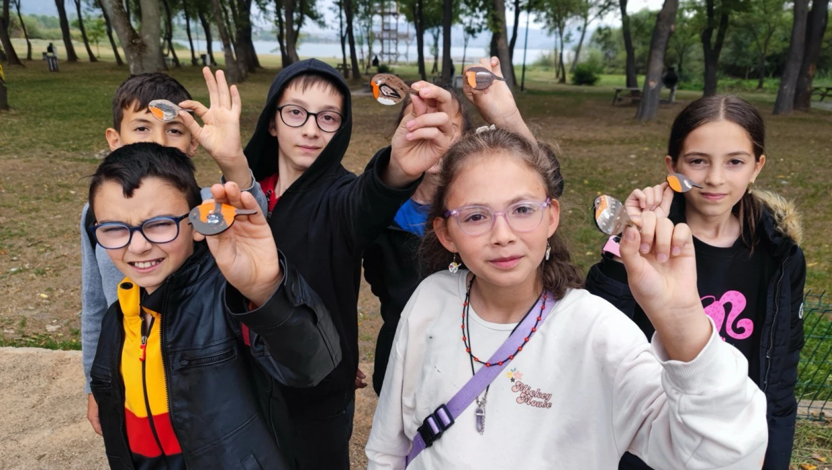 Bolu'nun kuş cennetinde öğrenciler gözlem yaptı