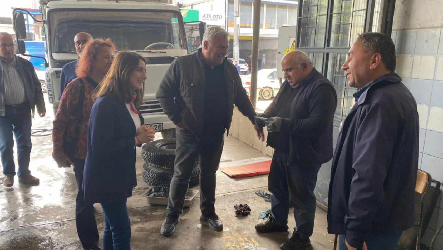 Milletvekili Bankoğlu Oto Sanayi'yi ziyaret etti