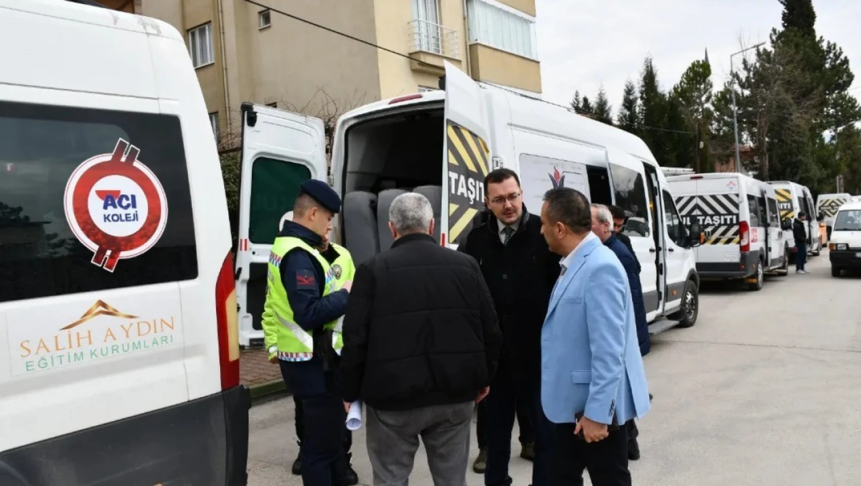 Safranbolu'da okul servisleri denetlendi