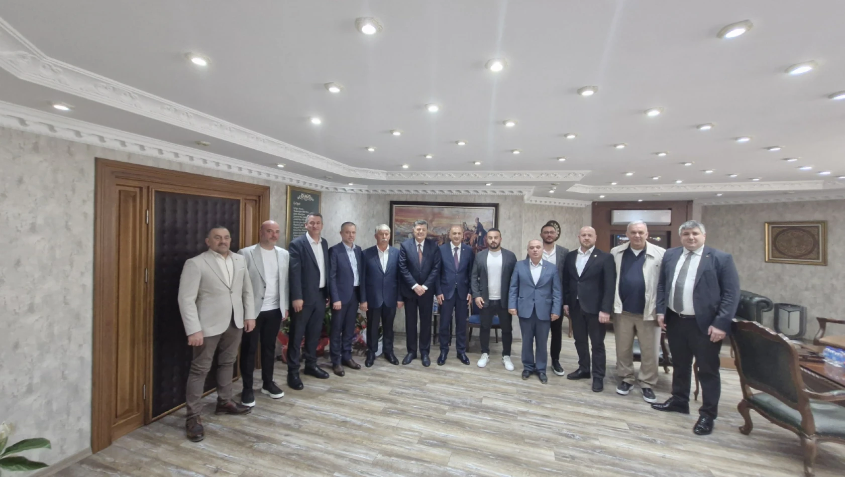 TSO heyetinden Başkan Yalçınkaya'ya ziyaret