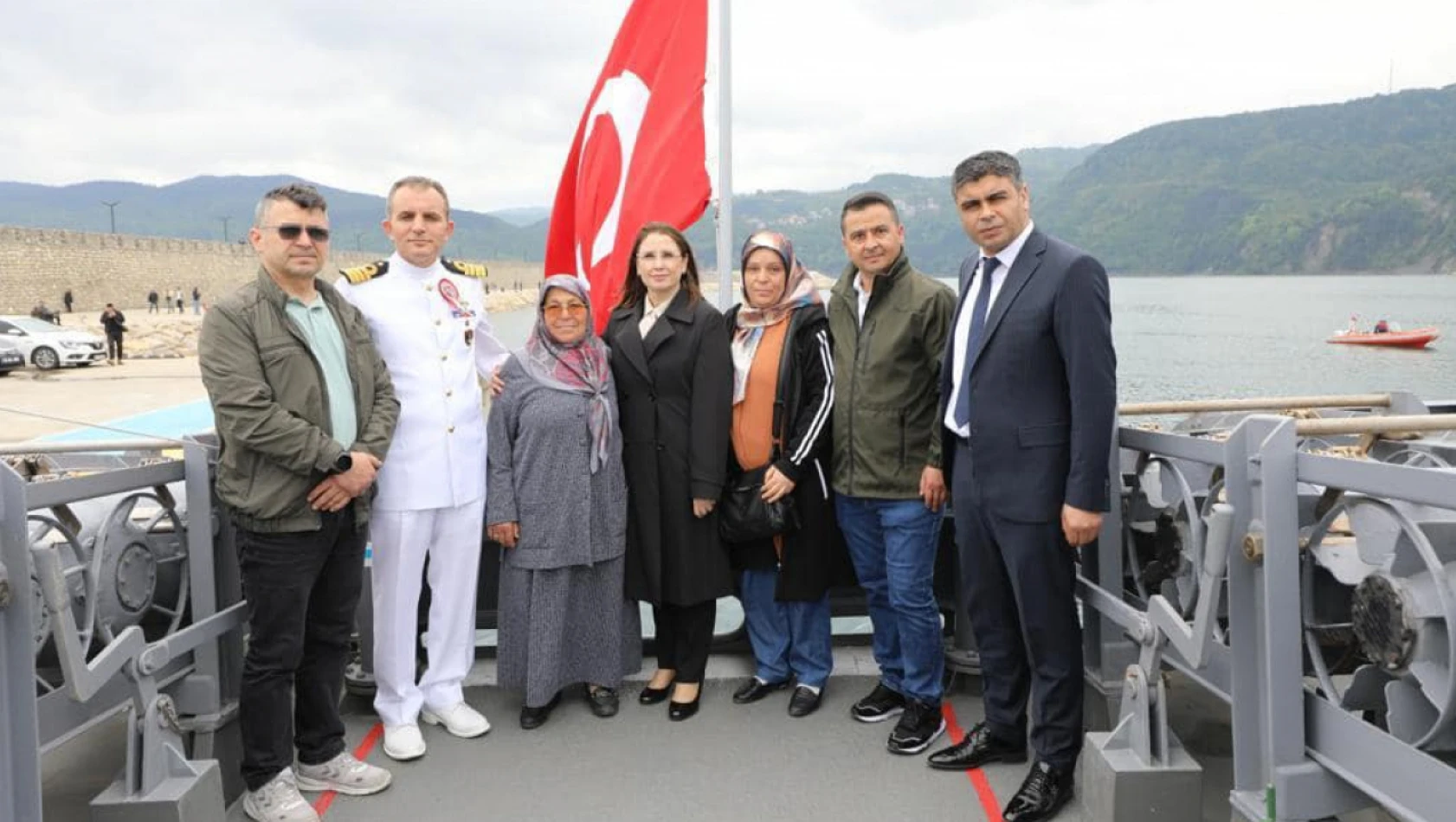 Vali Arslan, 'TCG KİLİMLİ' gemisini ziyaret etti